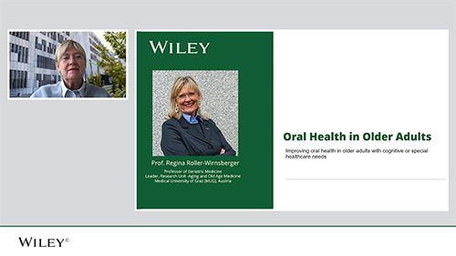 Improving oral health in older adults with cognitive or special healthcare needs